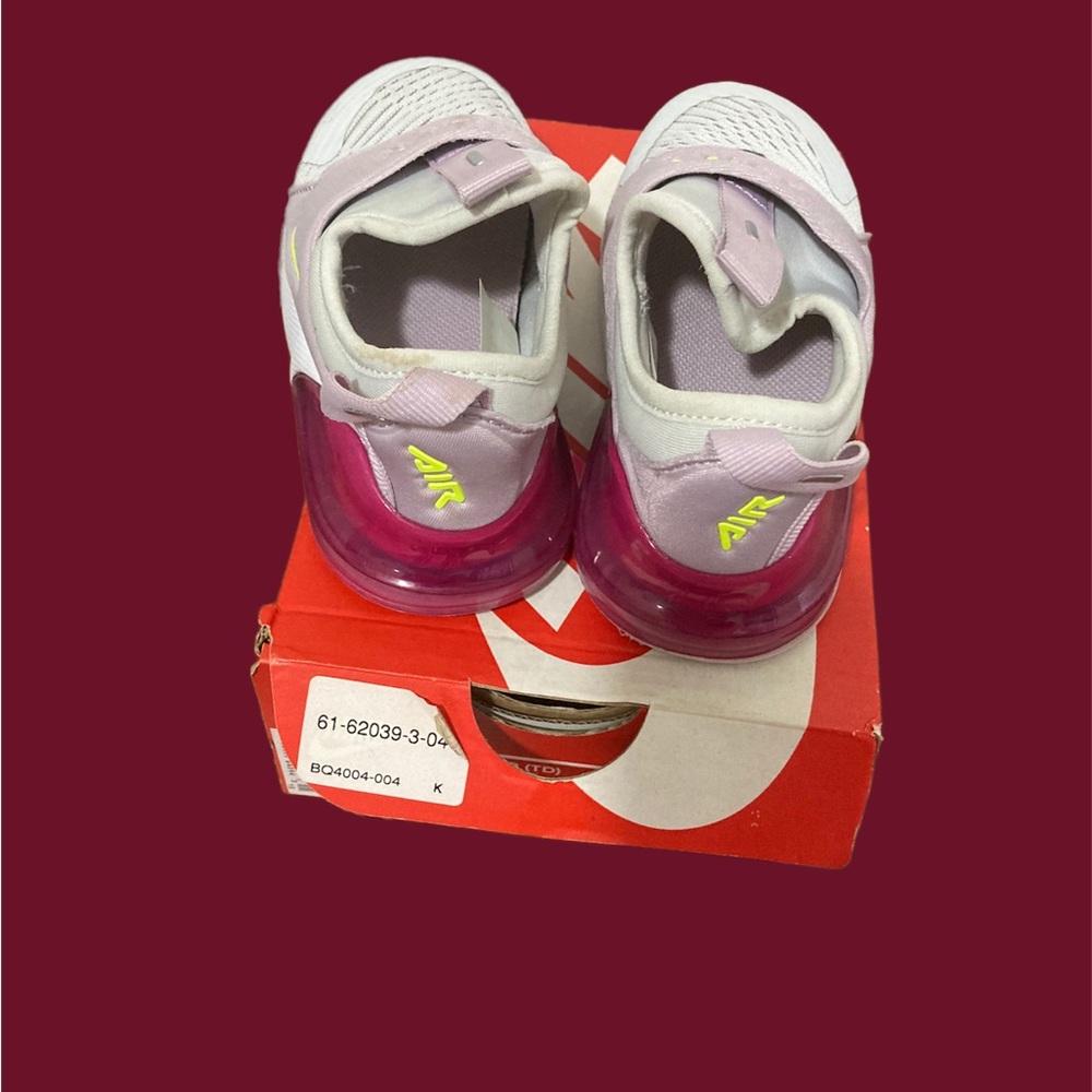 Size 5.5c Nike rt presto like new worn twice wolf grey pink volt. For toddlers